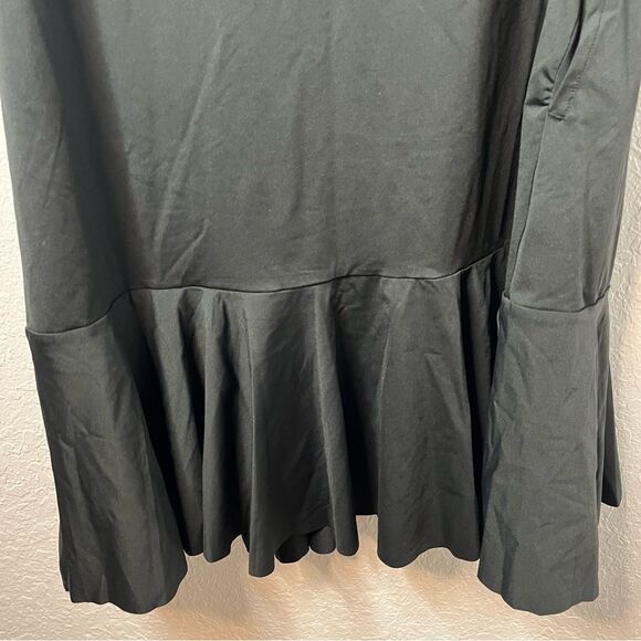 Women's Tommy Bahama Flounce Hem Tank Dress with Pockets Size Small - Black NEW - Picture 6 of 11